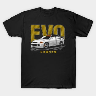 JDM car Mitsubishi Lancer Evo T-Shirt